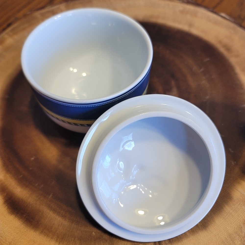 VTG Hutschenreuther Medley German Creamer and Lidded Sugar Bowl - Picture 5 of 13